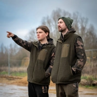 Fox Olive Sherpa Hybrid Gilets
